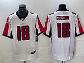 Men's Atlanta Falcons #18 Kirk Cousins New White Vapor Untouchable Limited Stitched Jersey,baseball caps,new era cap wholesale,wholesale hats